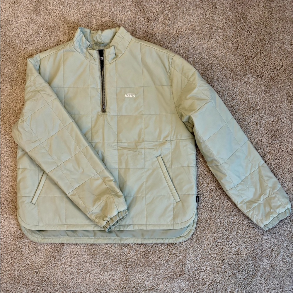 Vans Mint Green Quilted Jacket